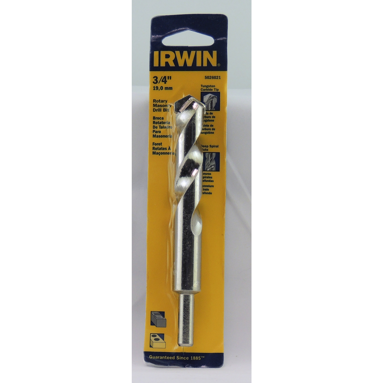 Irwin 3/4 in. X 6 in. L Tungsten Carbide Tipped Rotary Drill Bit 1 pc - Intensery