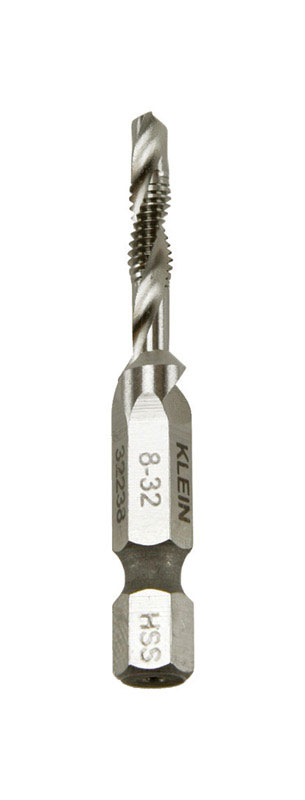 Klein Tools High Speed Steel Drill and Tap Bit 8-32 1 pc - Intensery
