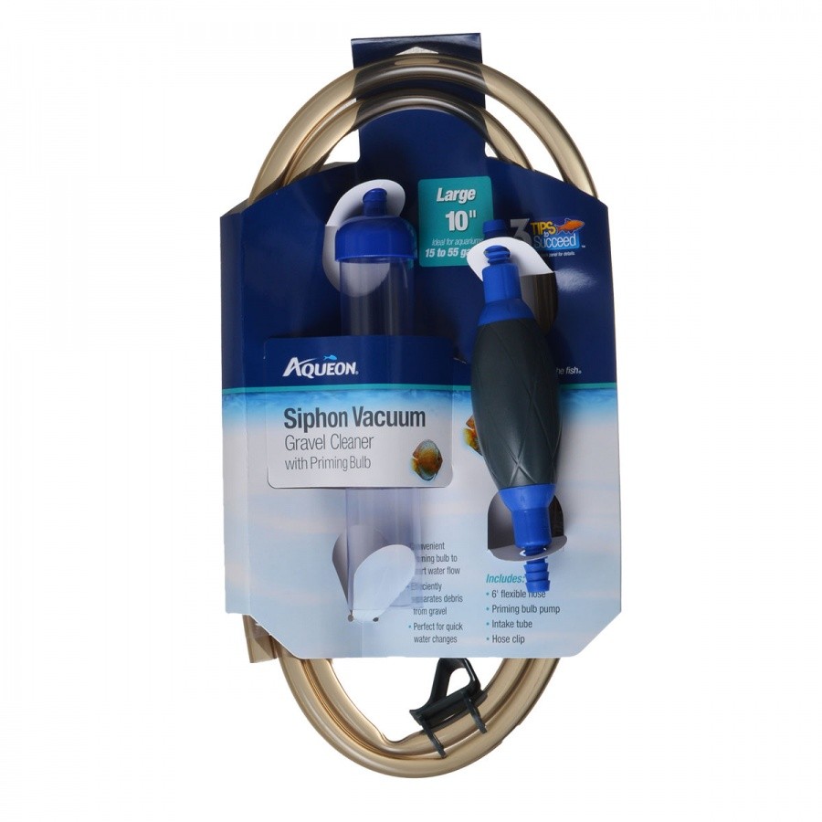 Aqueon Siphon Vacuum Gravel Cleaner with Priming Bulb - Large - 10