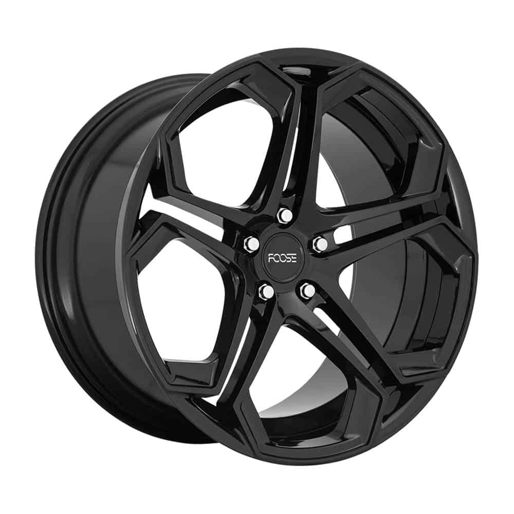 Foose 1PC F169 IMPALA F169 20X10.5 5X4.5 GL-BLK 40MM - Intensery