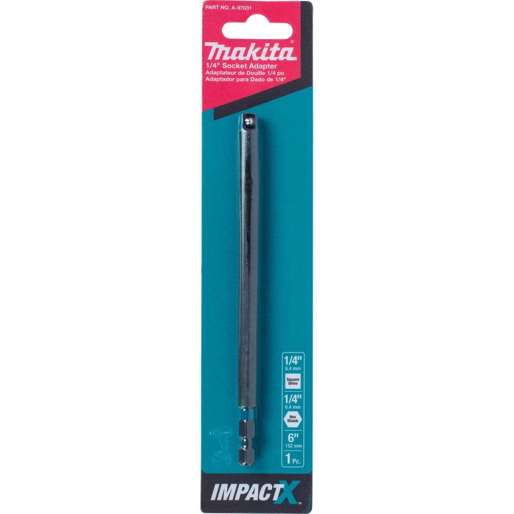 Impact X 1/4″ x 6″ Socket Adapter - Intensery