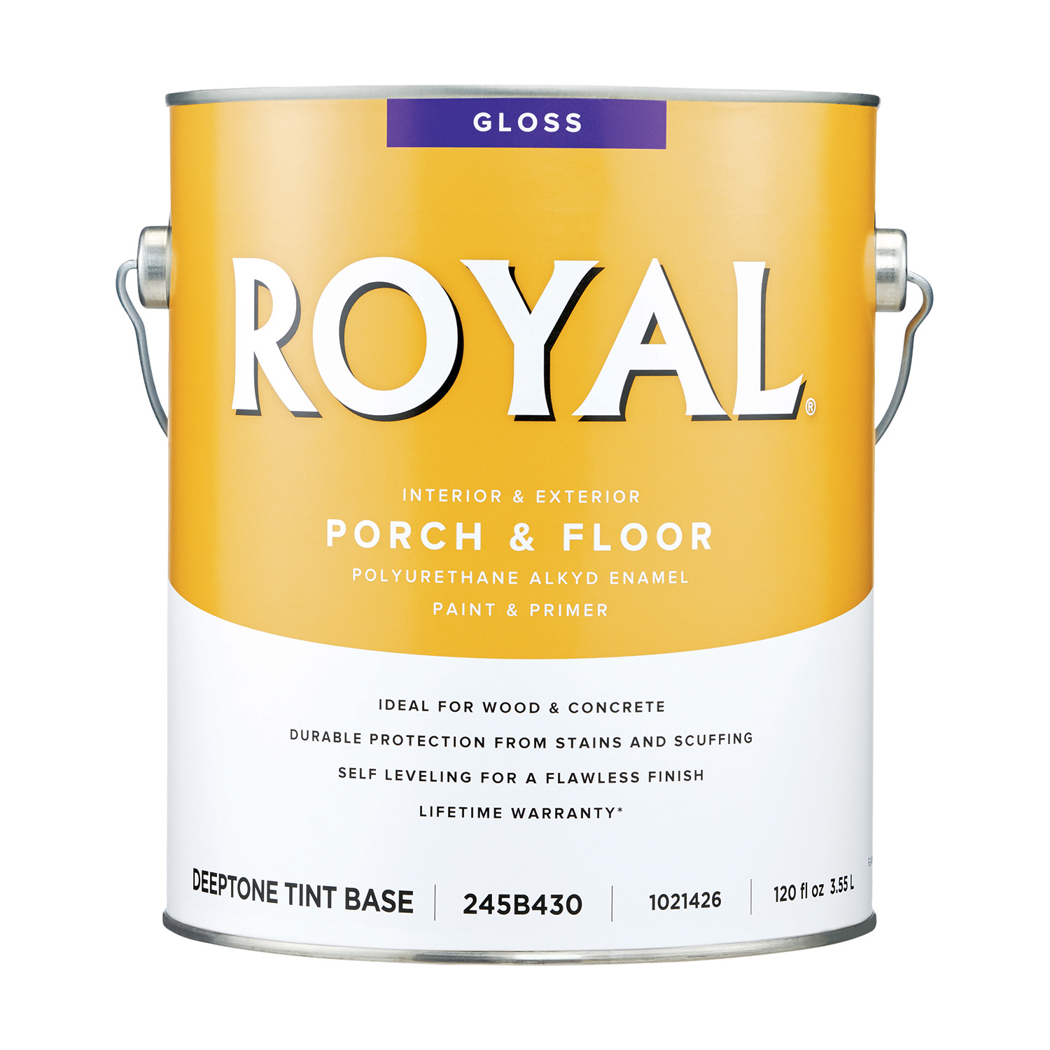 Royal Gloss Deep-Tone Base Porch \u0026 Floor Alkyd Enamel 1 gal - Intensery