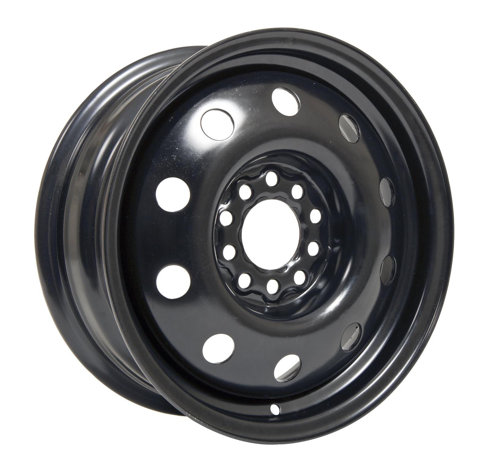 Allied Wheels 7056016 Allied 70 Series OEM and Snow Black Wheels - Intensery