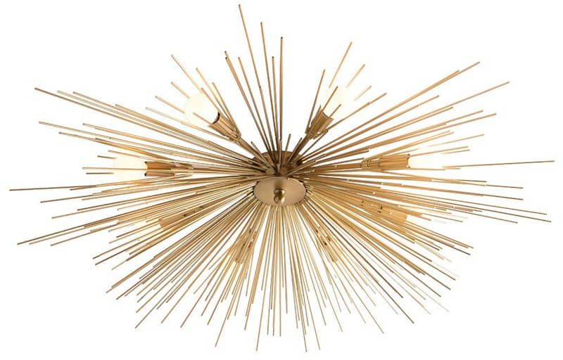Arteriors Roxanne Antique Brass Flush Mount - Intensery