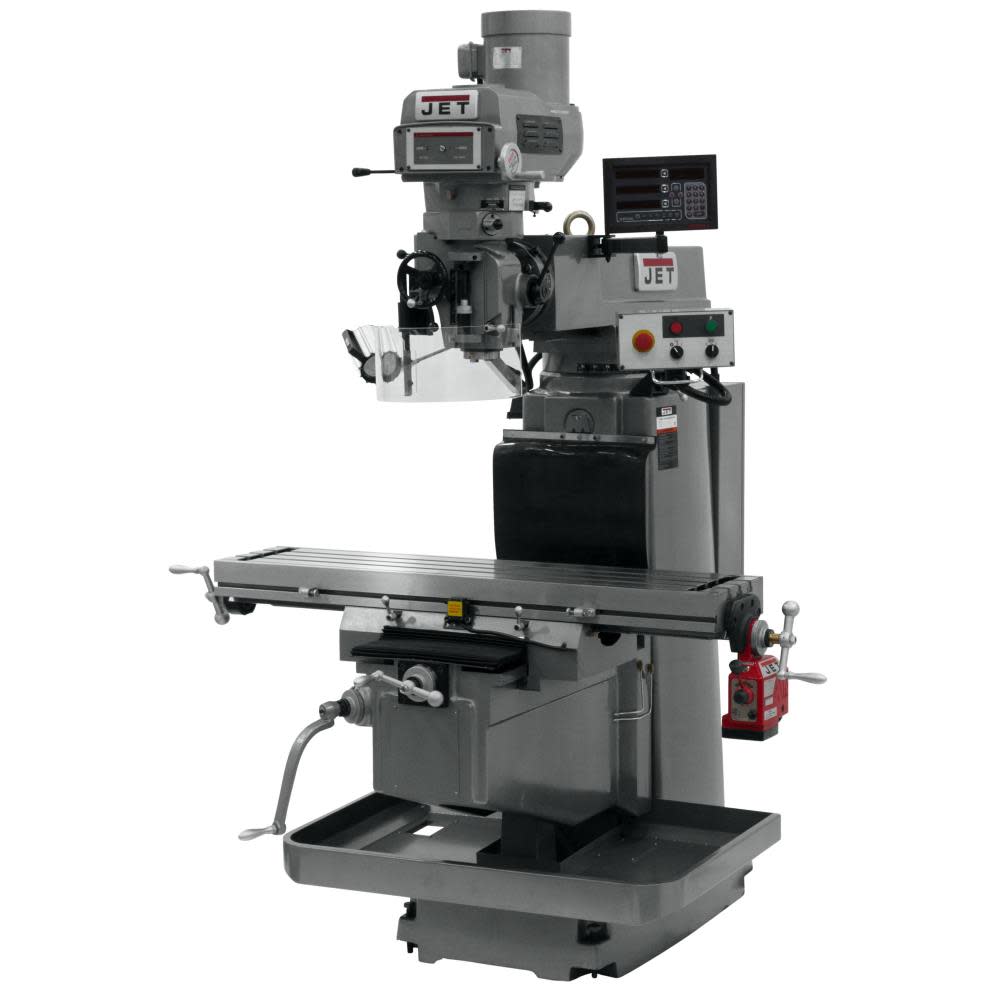 JET JTM-1254VS DP700 DRO X PFD Vertical Milling Machine 698067 from JET - Intensery