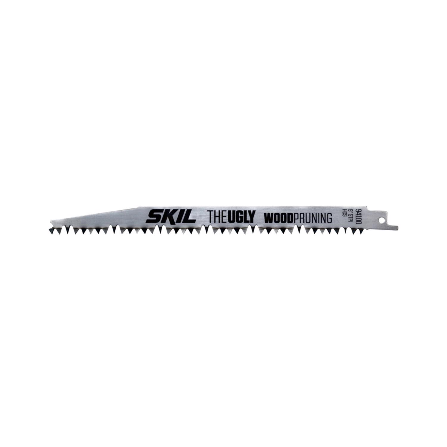 SKIL 9 in. Carbon Steel Reciprocating Saw Blade 5 TPI 1 pk - Intensery