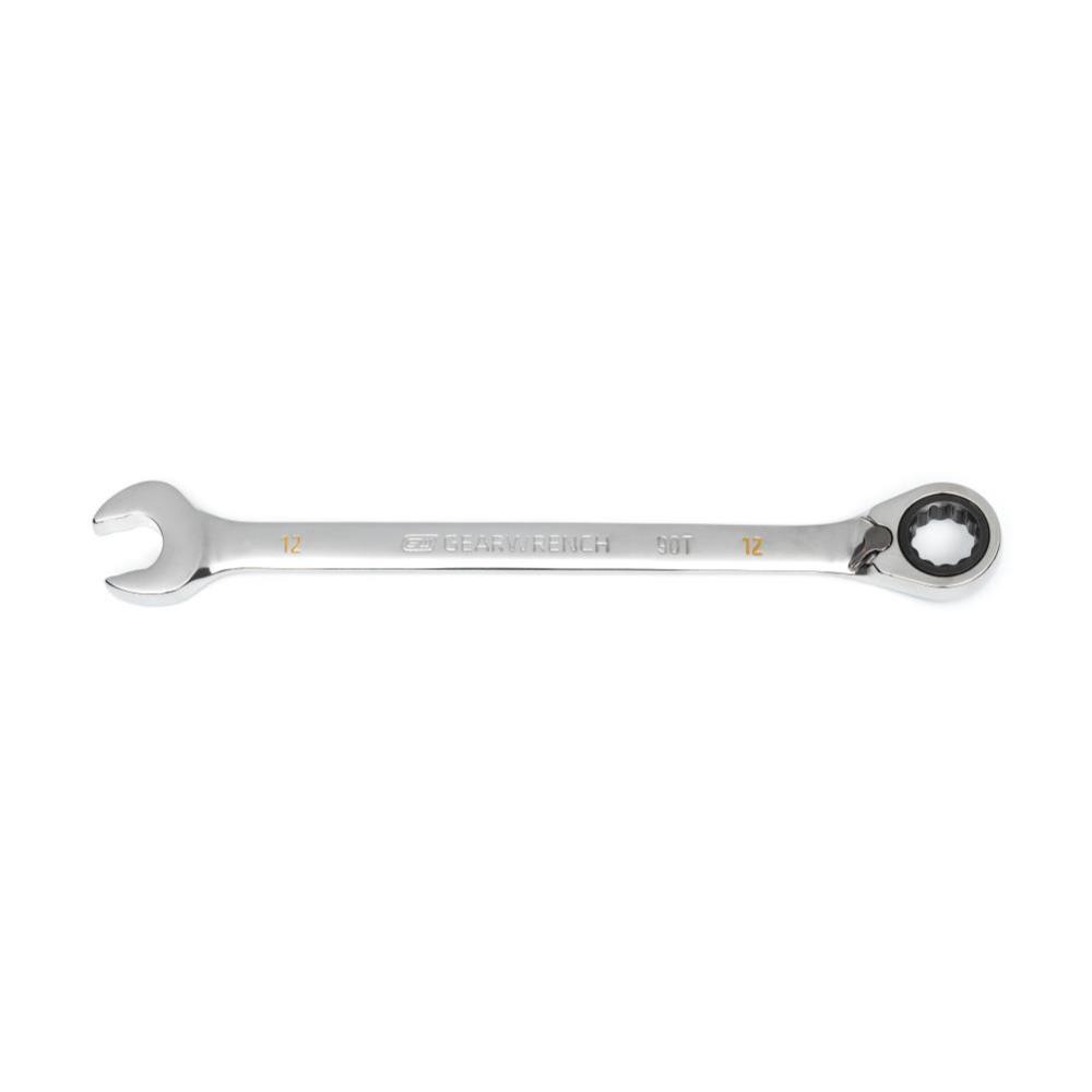 GEARWRENCH Reversible Ratcheting Wrench 12mm 90 Tooth 12 Point 86612 from GEARWRENCH - Intensery