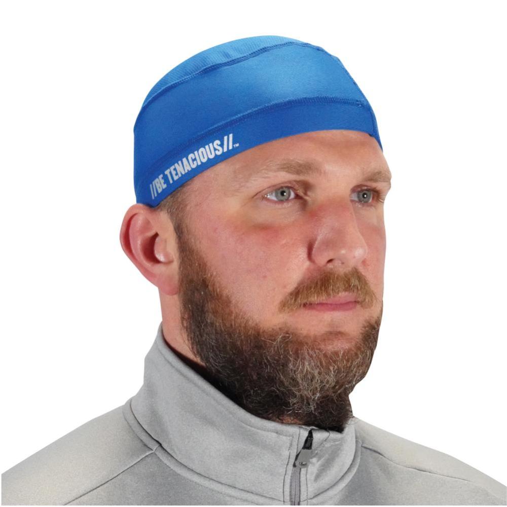 Ergodyne Chill Its 6632 Cooling Skull Cap Blue - Intensery
