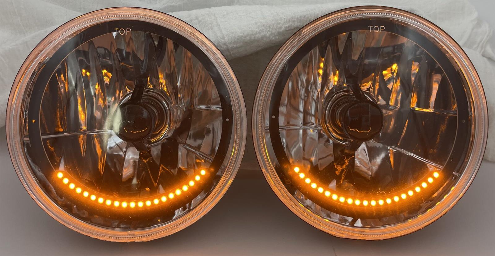 Redline Lumtronix HH-005BLKI-TS Redline LumTronix Elite Diamond Black Illusion Conversion Headlights - Intensery