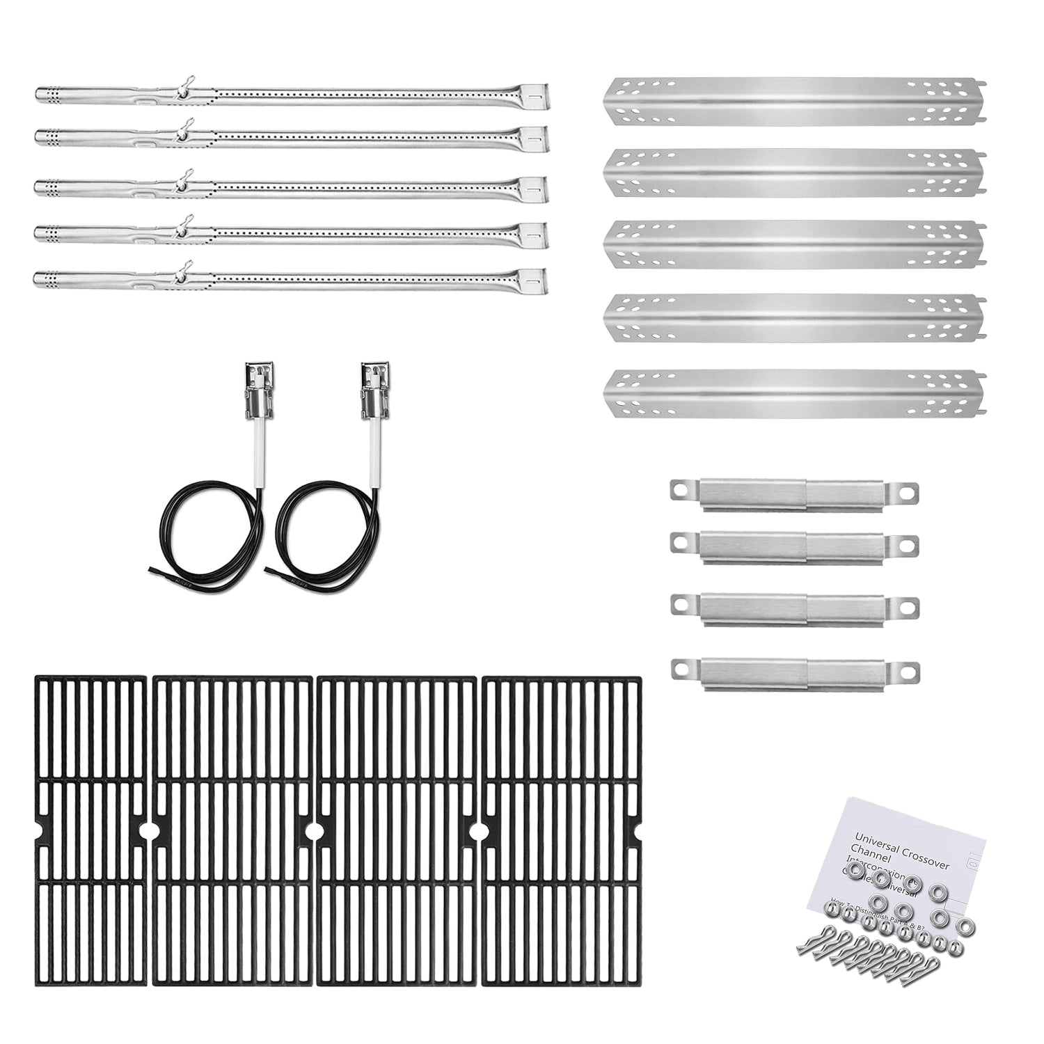 Replacement Parts Kit for CharBroil 463238218, 463244819, 463274919, 463276517, 463245917, 463276617, 463277918, 466245917, 463274719 6 Burner Grills - Intensery