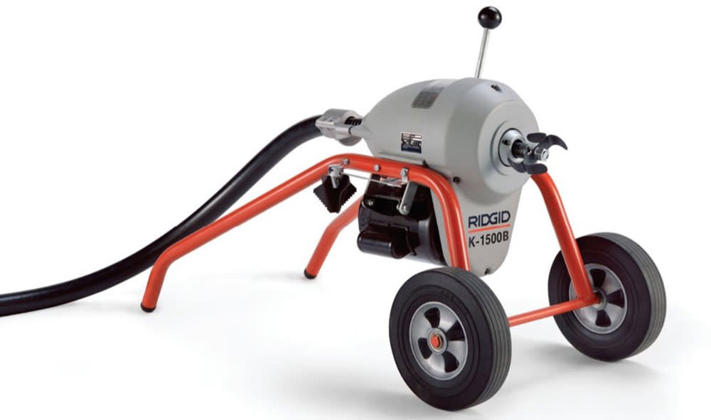 Ridgid K-1500B 220V Sectional Drain Cleaning Machine with C11 Cable 27637 from Ridgid - Intensery