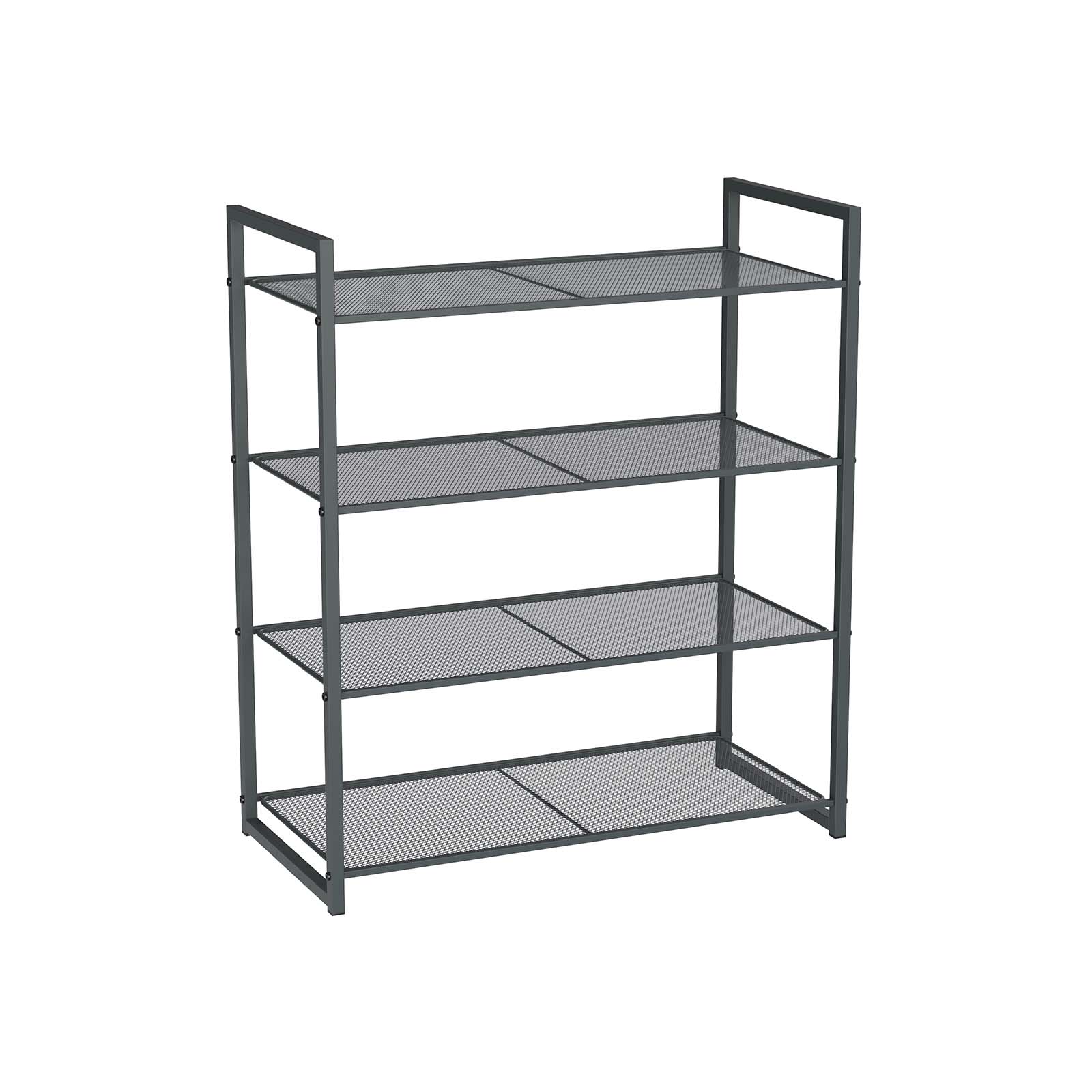 SONGMICS Smoky Gray Shoe Rack - Intensery