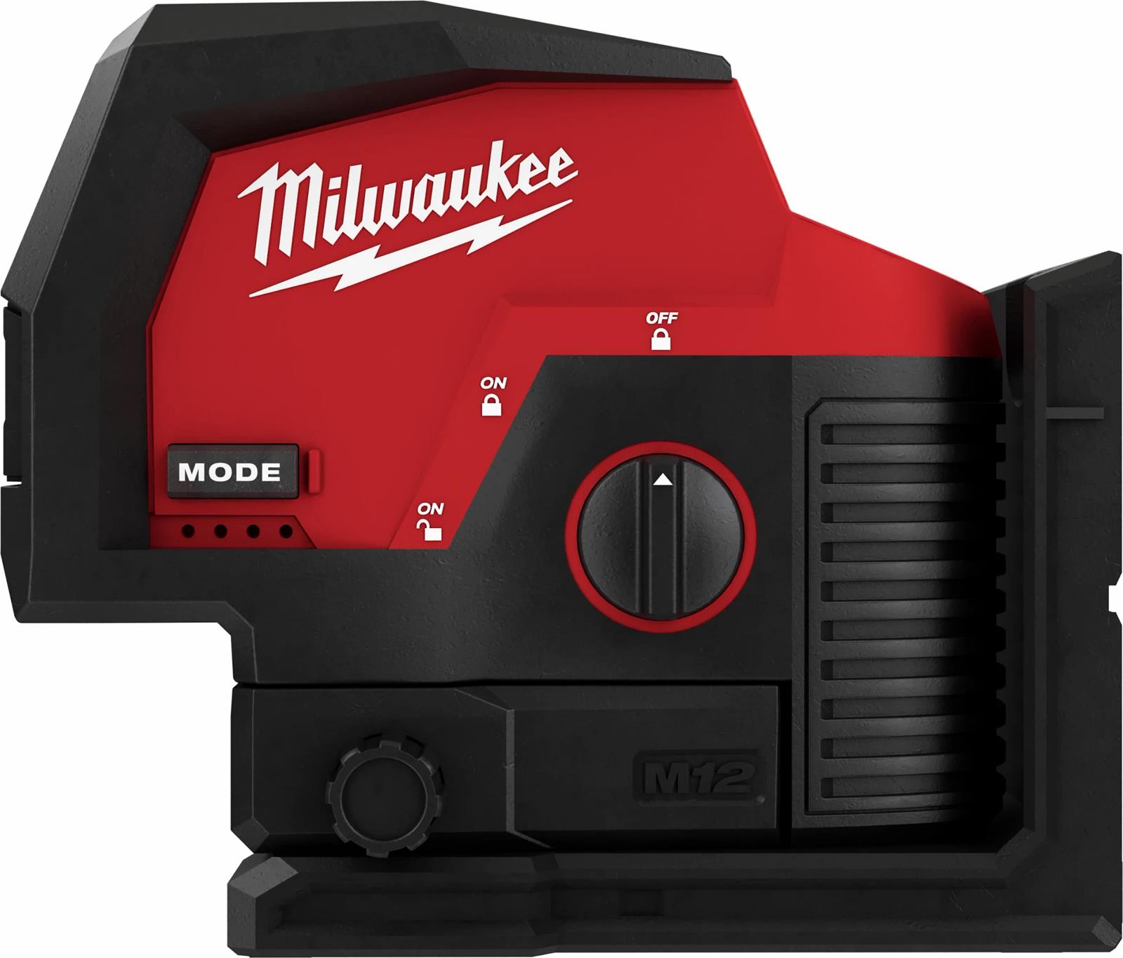 Milwaukee Tool 3622-20 Milwaukee M12 Green Cross Line and Plumb Point Lasers - Intensery