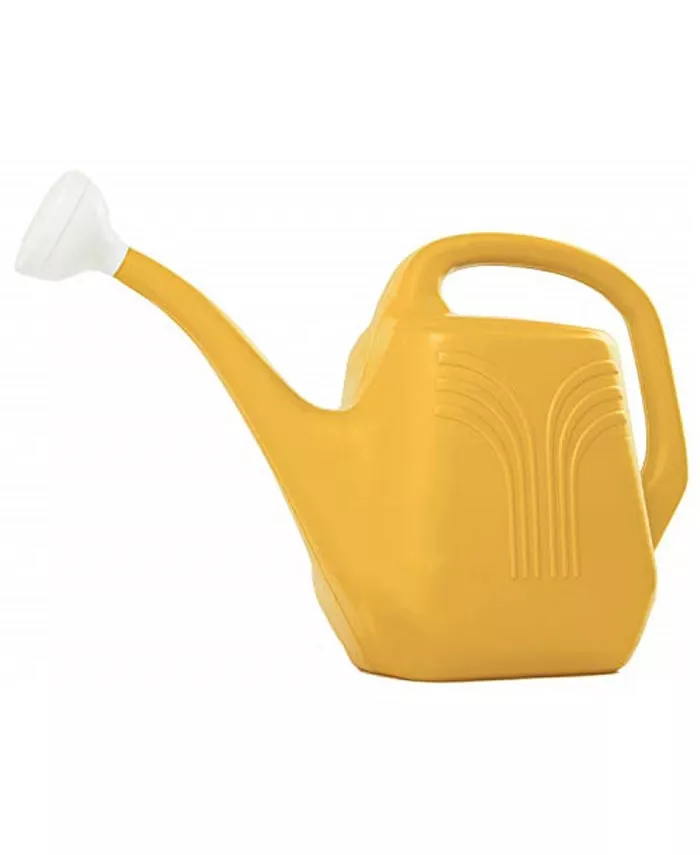 Bloem Deluxe Plastic Watering Can， Earthy Yellow， 2.5 Gallons - Intensery