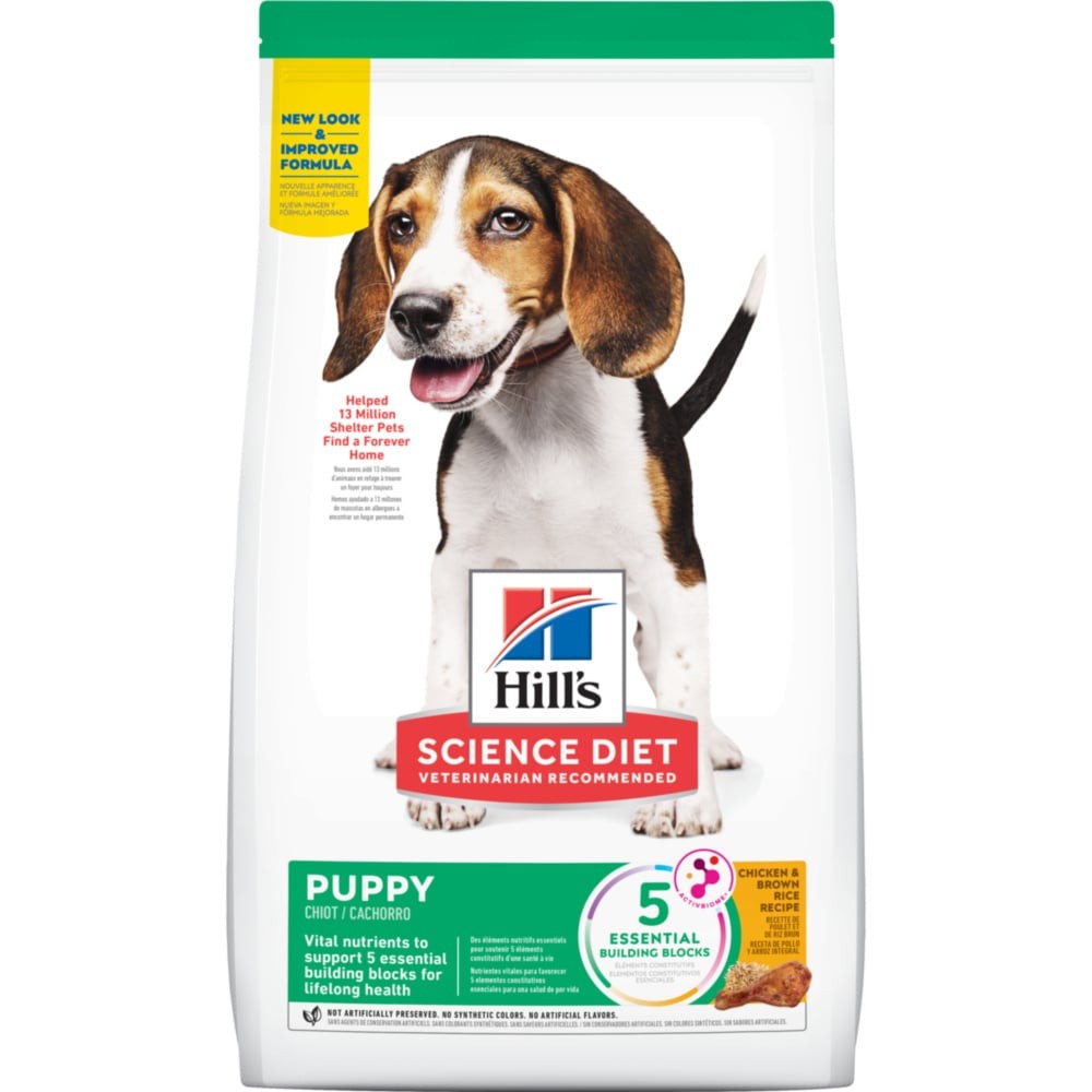 Hill's Science Diet Puppy Chicken Meal and Barley Recipe Dry Dog Food - 15.5 lb Bag - Intensery