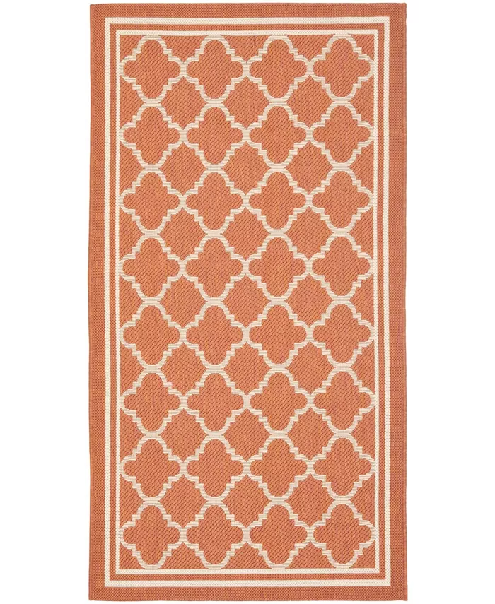 Safavieh Courtyard Terracotta and Bone 2'7