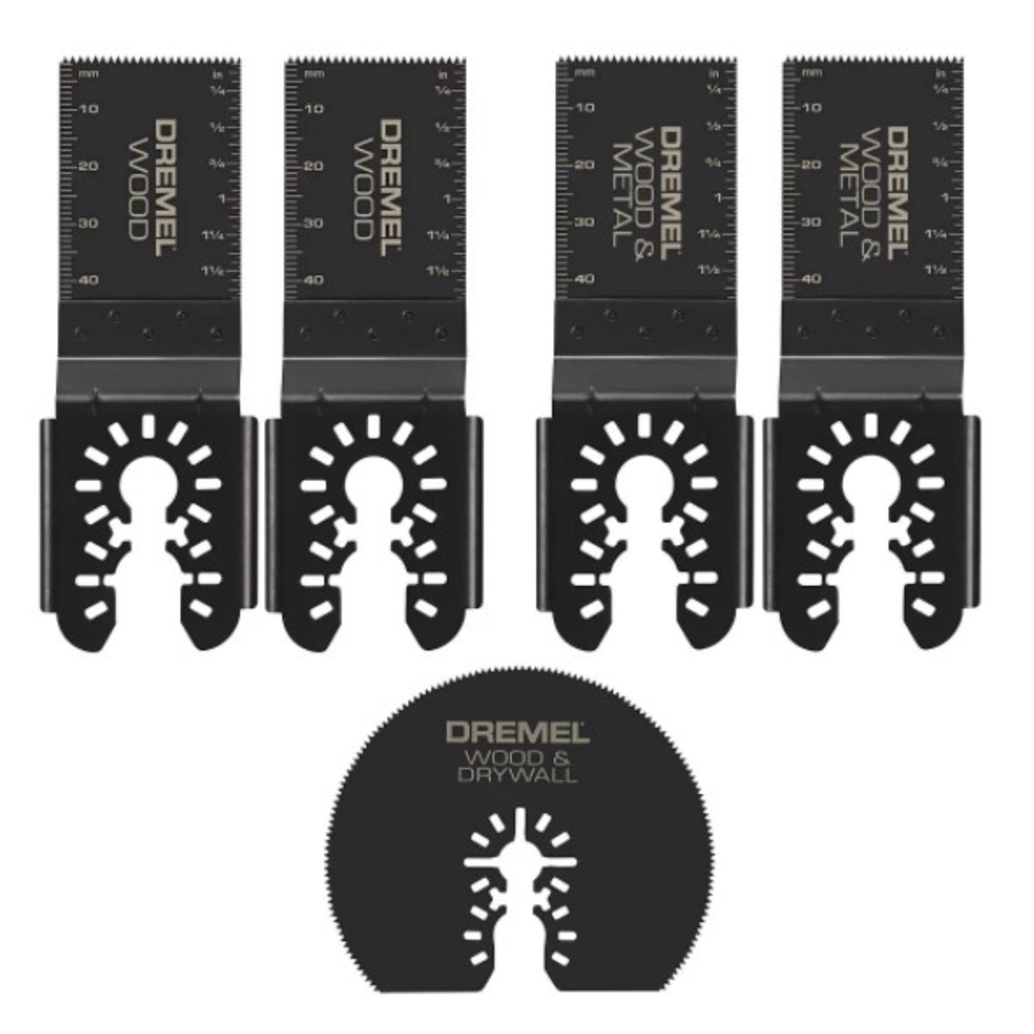 Dremel High Carbon Steel Oscillating Blade Set 5 pc - Intensery