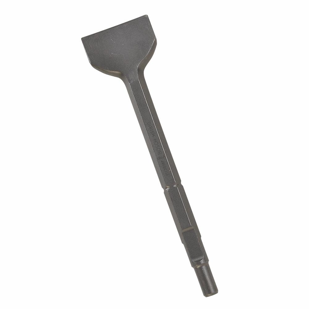 2 In. x 12 In. Scaling Chisel Tool Round Hex/Spline Hammer Steel - Intensery
