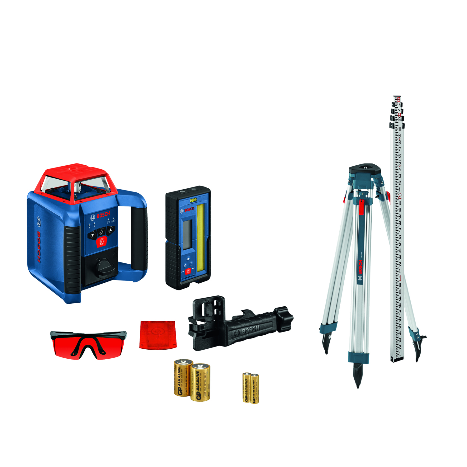 Bosch Revolve2000 7 in. L X 6.7 in. W Laser Measure 2000 ft. Assorted 11 pc - Intensery