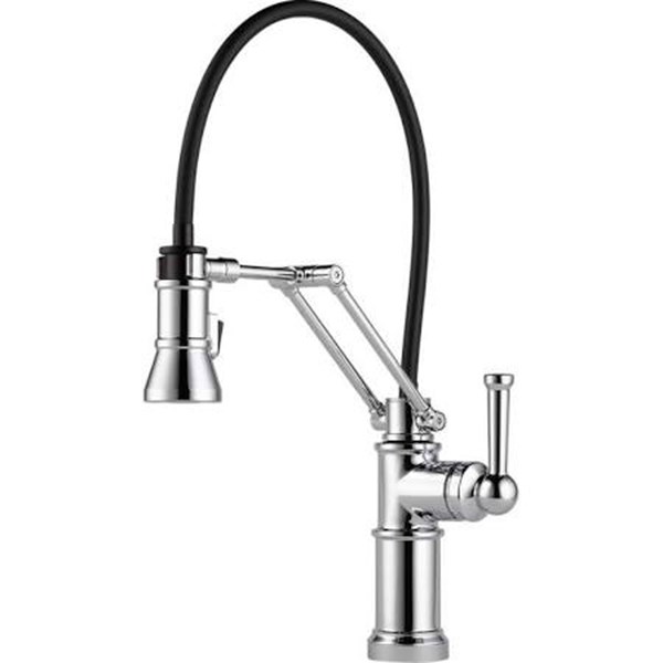 Artesso Single Handle Articulating Kitchen Faucet - Chrome - Intensery