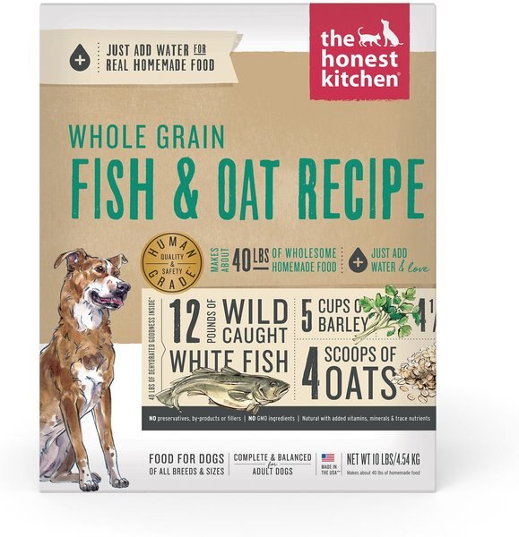 The Honest Kitchen Whole Grain Fish and Oat Recipe Dehydrated Dog Food - Intensery