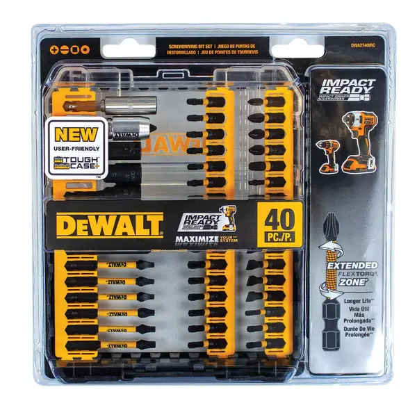 DEWALT 40-Piece FlexTorq Impact Ready Screwdriving Set - Intensery