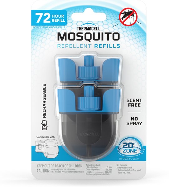 Thermacell Rechargeable Mosquito Repellent Refills， 36 hours - Intensery