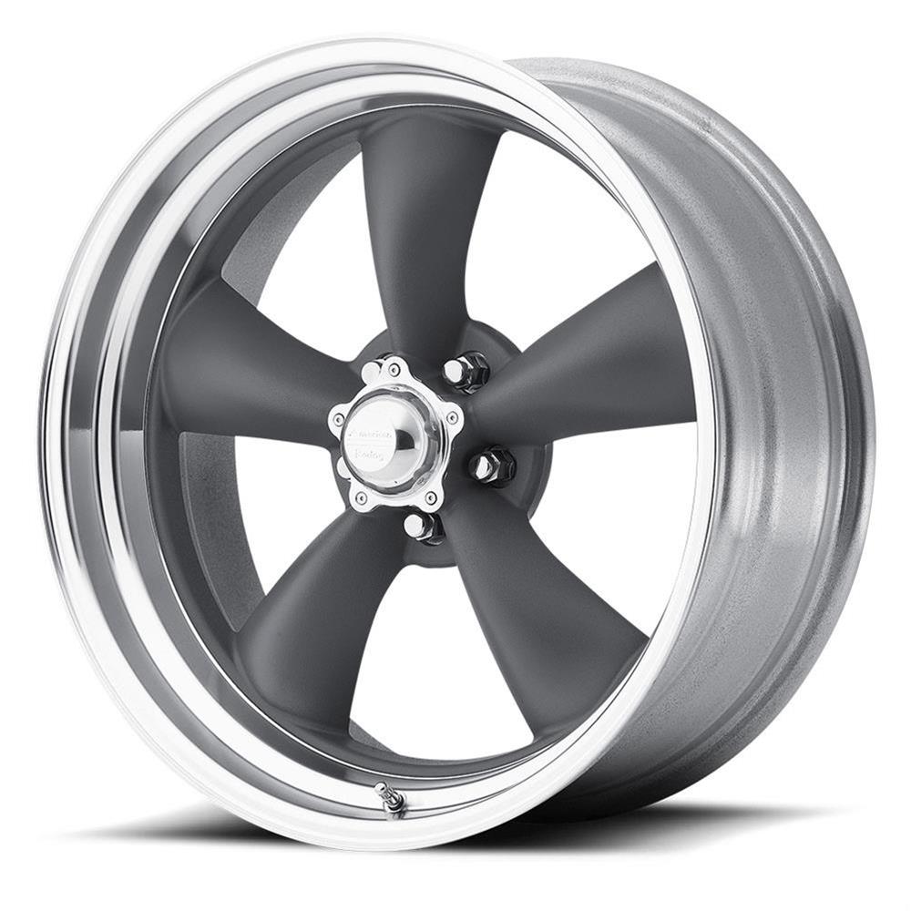 American Racing VN2157773US American Racing VN215 Gray Classic Torq-Thrust II One-Piece Wheels - Intensery