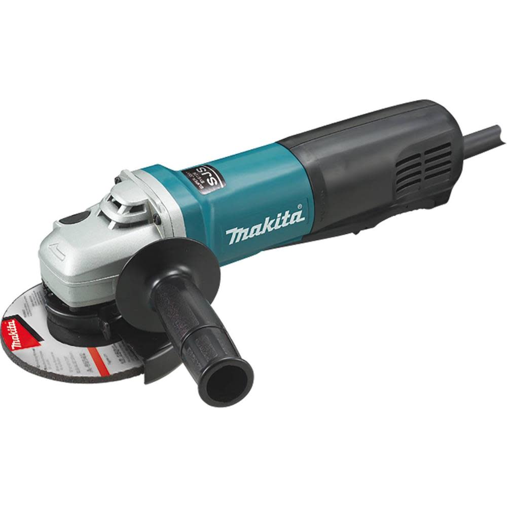5 SJS™ High-Power Paddle Switch Angle Grinder - Intensery