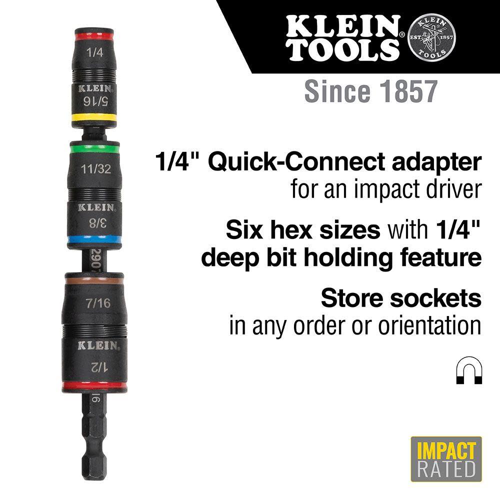 Klein Impact Flip Socket Set No Handle - Intensery