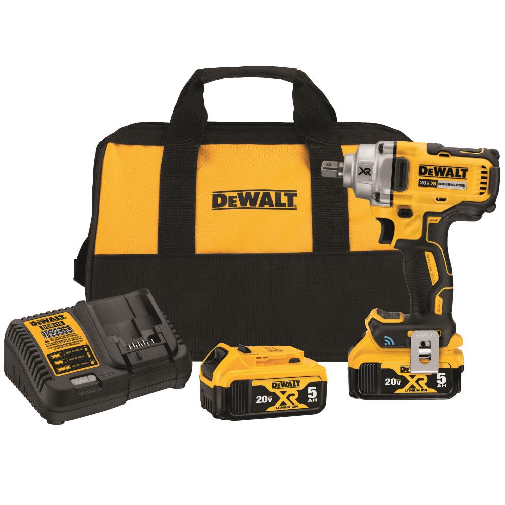 20V MAX* Tool Connect 1/2 Mid-Range Impact Wrench with Detent Pin Anvil Kit - Intensery