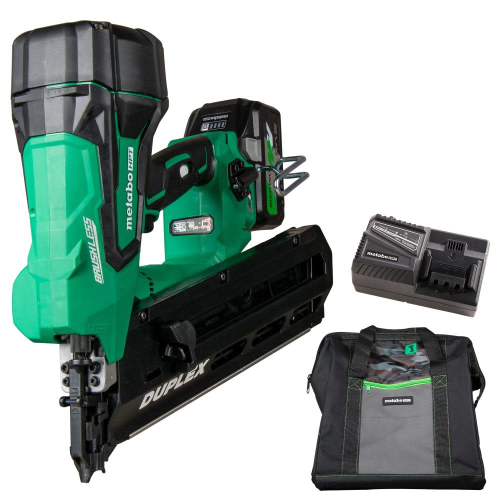 Metabo HPT 36V MultiVolt™  Duplex Nailer Cordless Kit - Intensery