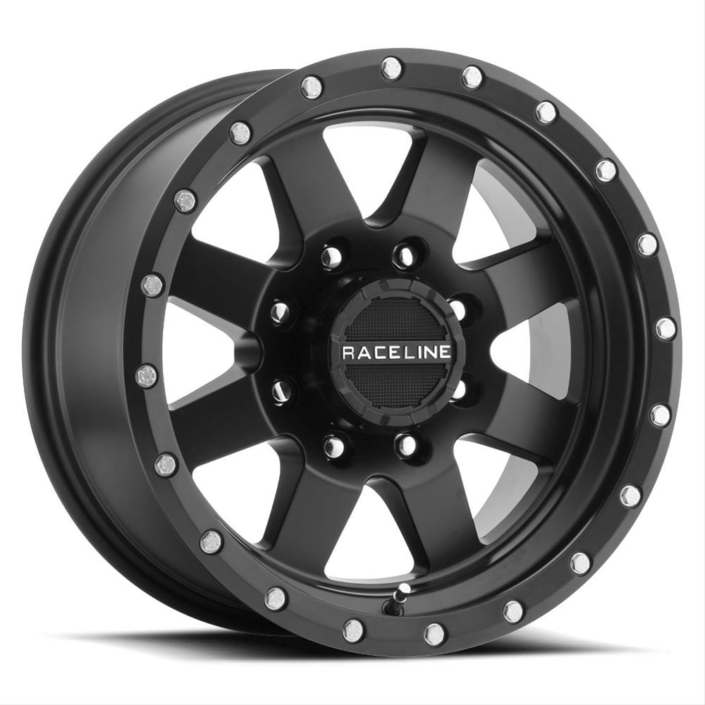 Raceline Wheels 935B-58012-24 Raceline Wheels 935B Defender Matte Black Wheels - Intensery