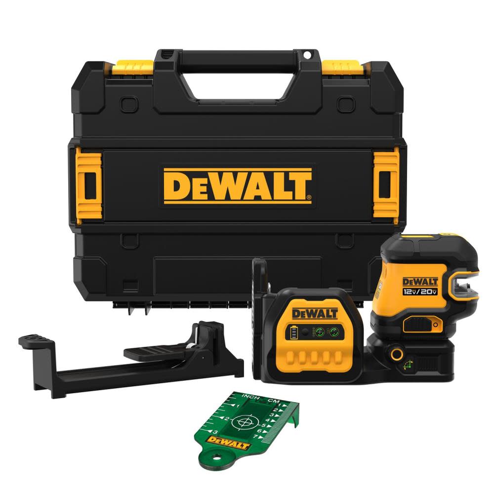 DEWALT 20V MAX 2 Spot Green Laser Cordless Bare Tool DCLE34220GB from DEWALT - Intensery