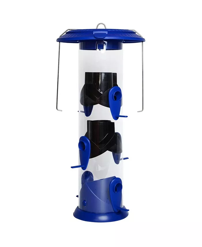 Nature's Way Bird Products Llc Natures Way Bird Products Funnel Flip Top Tube Feeder Blue 18.5in - Intensery
