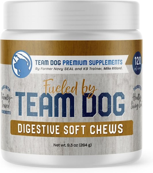Team Dog Digestive 2B Soft Chews Dog Treats， 120 count - Intensery