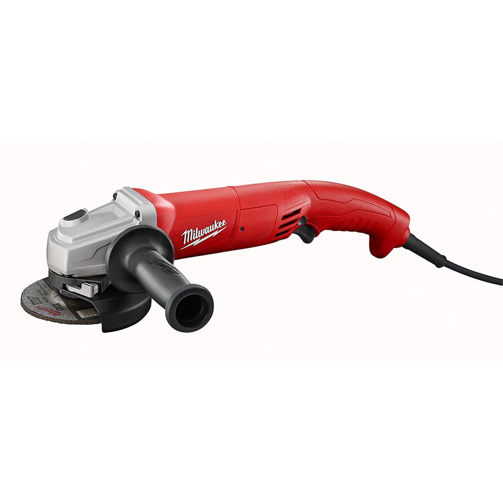 11 Amp 4-1/2 in. Small Angle Grinder Trigger Grip， Lock-On - Intensery