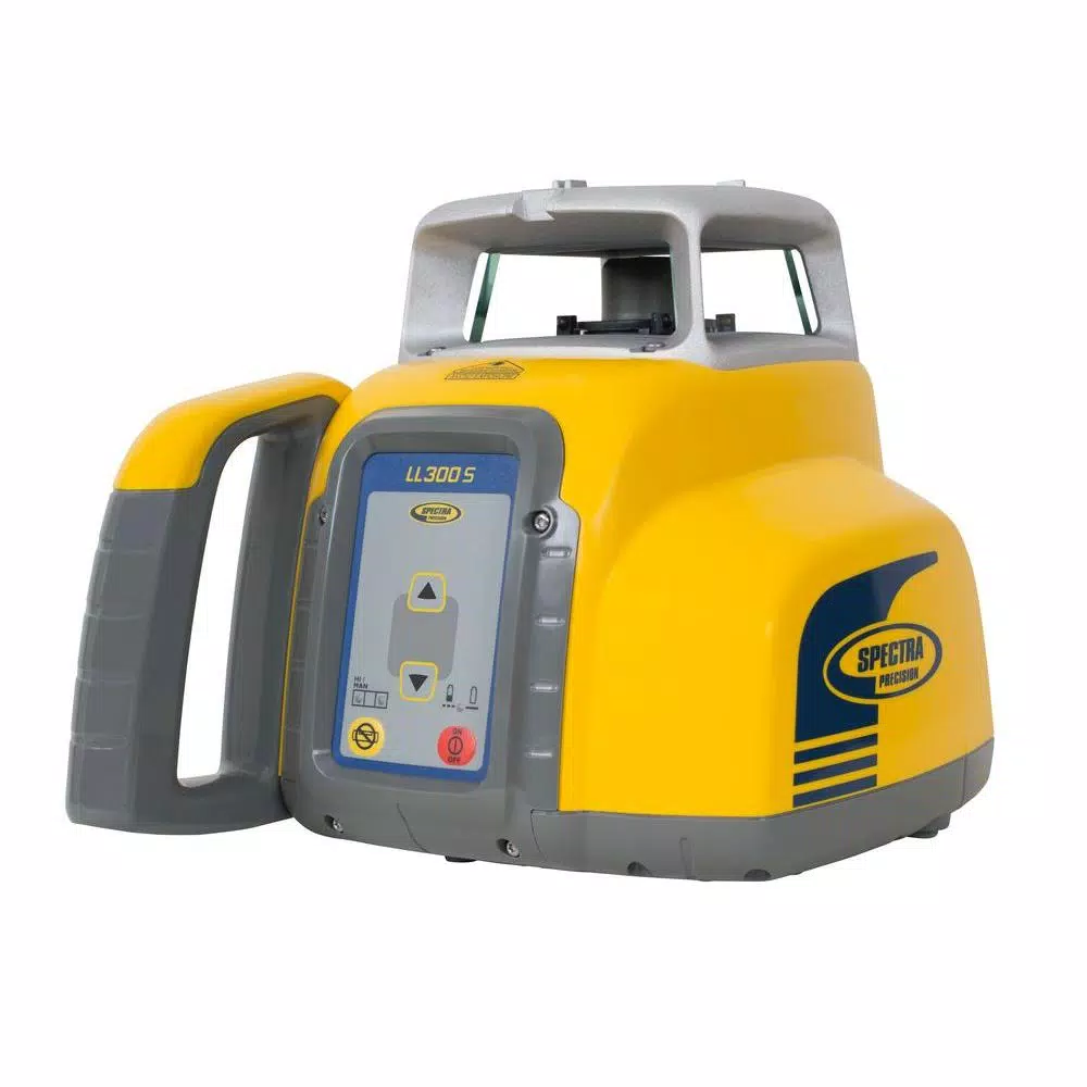 Spectra Precision LL300S Self-Leveling Rotary Laser Level with HL450 Receiver and#8211; XDC Depot - Intensery