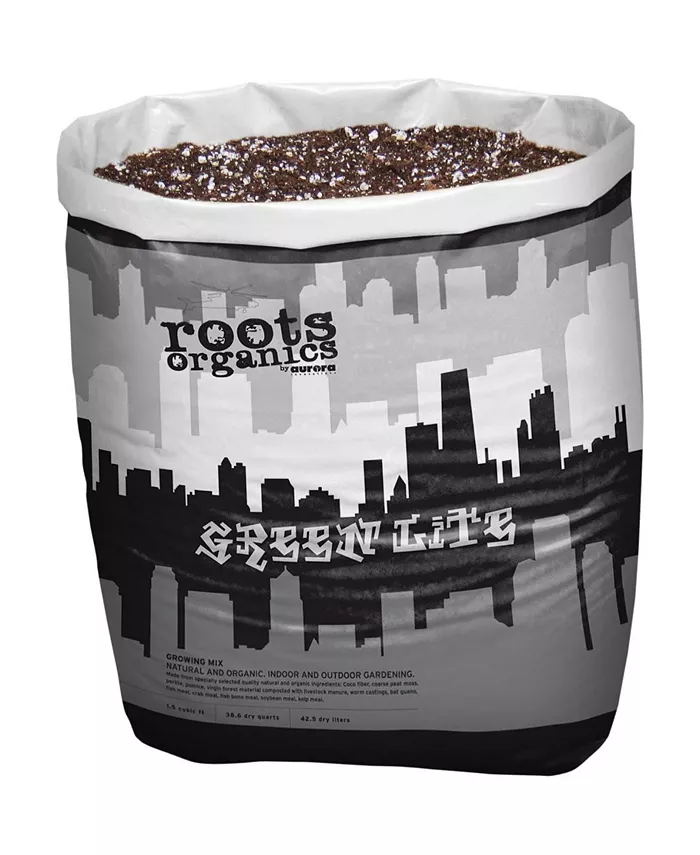 Roots Organics Roots Green Lite， Organic Media Beneficial Mycorrhizae， 1.5 Cubic Foot - Intensery