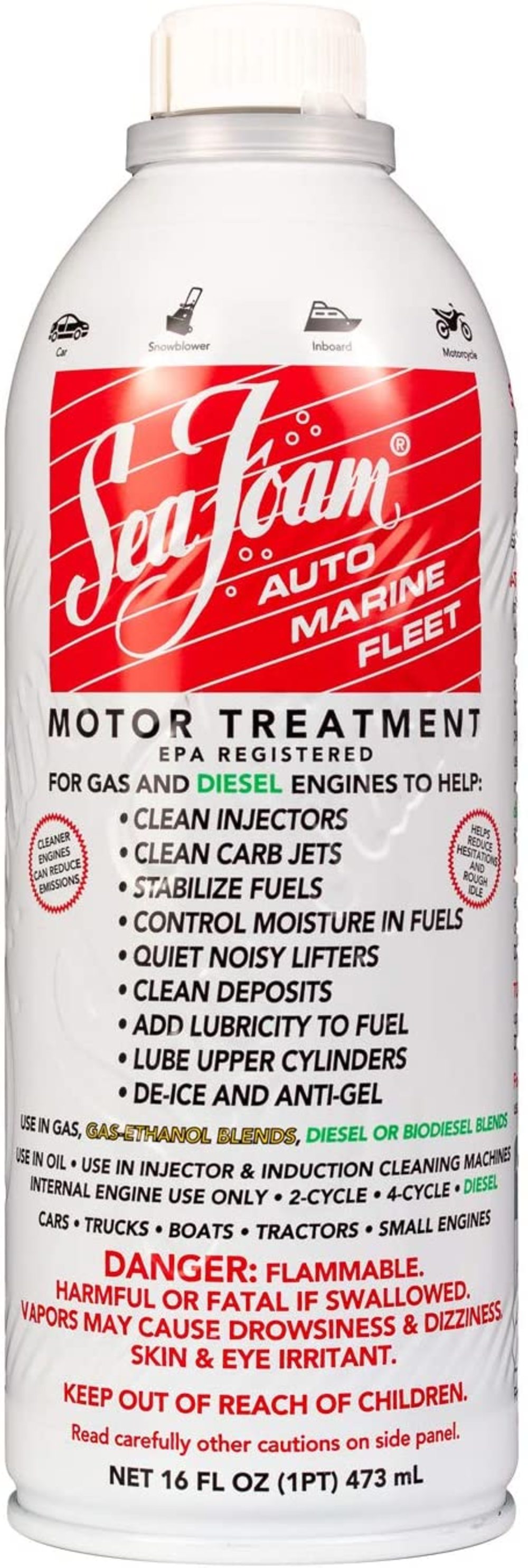 SF-16 Sea Foam Motor Treatment  16oz - Intensery