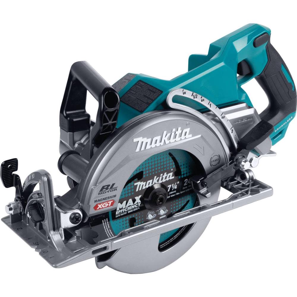 Makita XGT 40V max Circular Saw， Rear Handle 7 1/4”， Bare Tool - Intensery