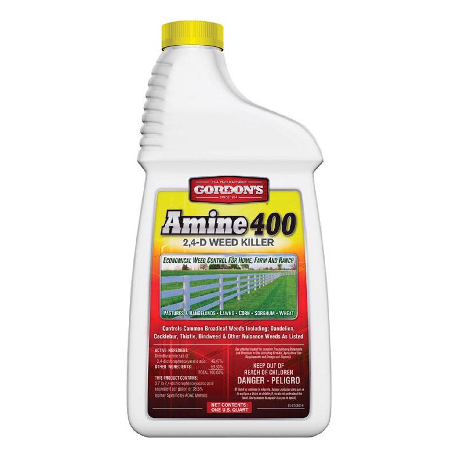 Gordon\u0027s Amine 400 Weed Killer Concentrate 1 qt - Intensery