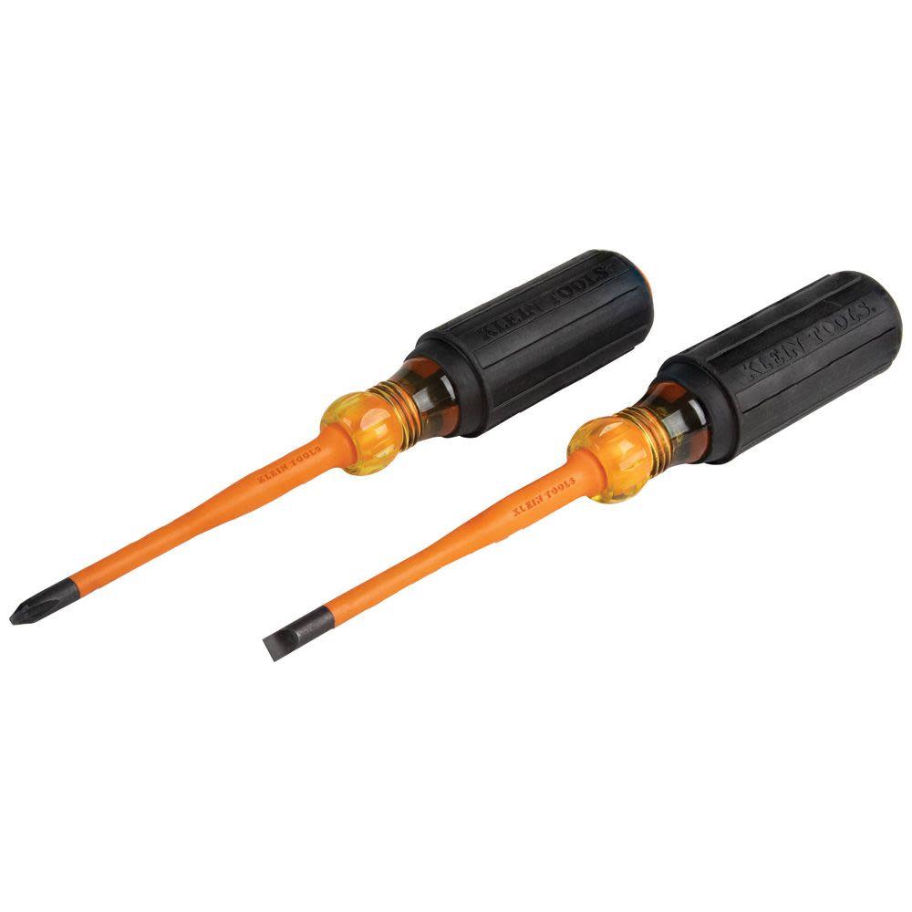Klein Tools Slim-Tip Insul Screwdrivers 2-pc 33732INS from Klein Tools - Intensery