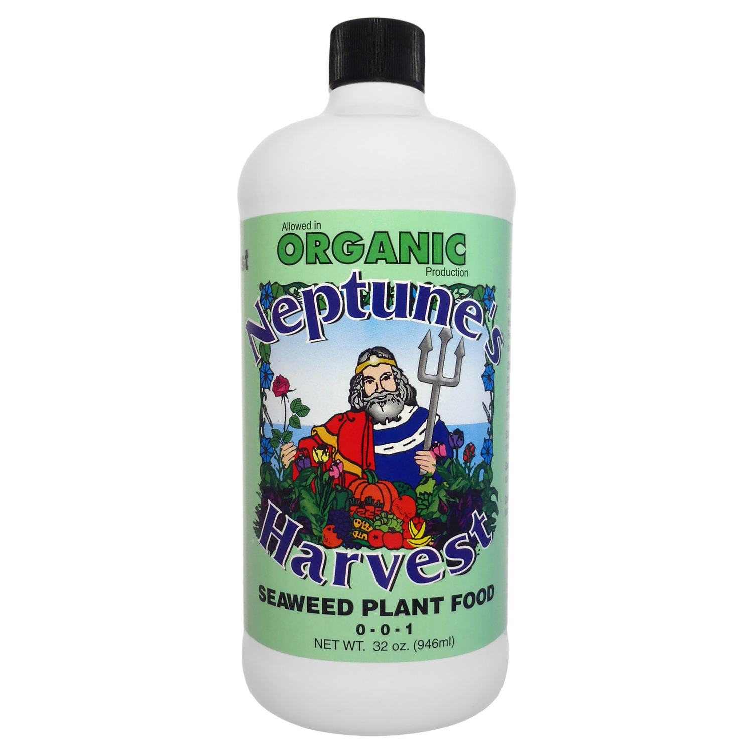 Neptune\u0027s Harvest Seaweed Organic Liquid Seaweed Plant Food Plant Food 32 oz - Intensery