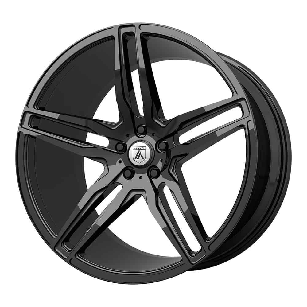 Asanti Black ABL-12 ORION AB12 22X10.5 5X115 G-BLK 25MM - Intensery