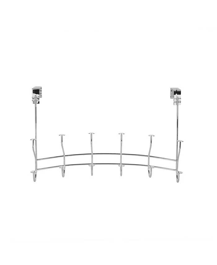 Spectrum Windsor Over The Door 6-Double Hook Rack - Intensery