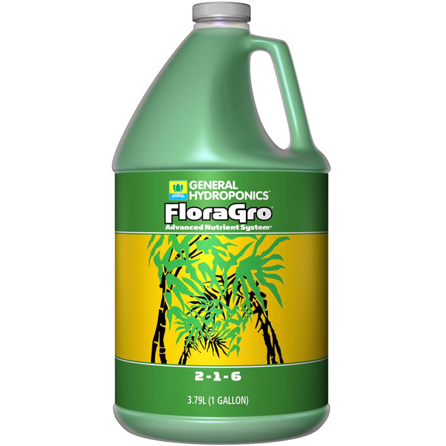 General Hydroponics FloraGro Nutrient System 1 gal - Intensery