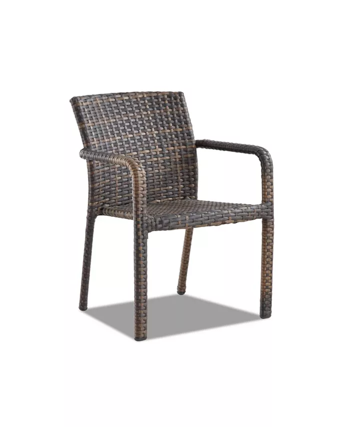 Furniture CLOSEOUT! Set of 2 Crossroads Outdoor Aluminum Arm Chairs - Intensery