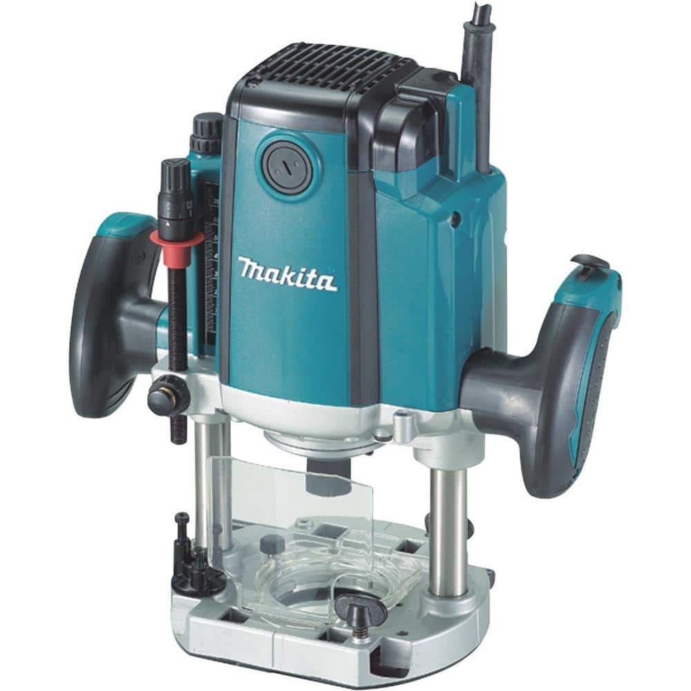Makita 15-Amp 3-1/4 HP Corded Plunge Router RP1800 - Intensery