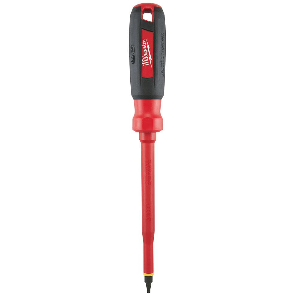#3 Square 6 in. 1000V Insulated Screwdriver - Intensery